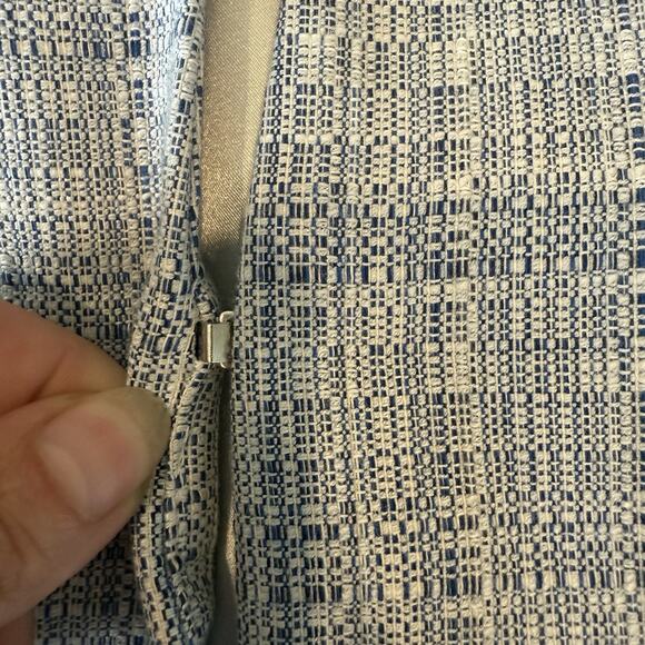H&M Womens Textured Coastal Blazer Jacket Size 6 Office Corpcore Career Preppy - Picture 8 of 11